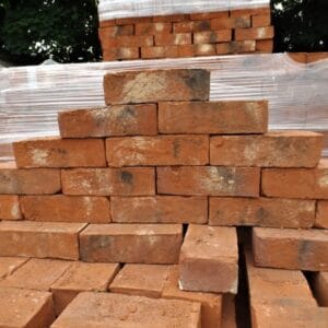 Handmade Weathered Orange Reproduction Bricks