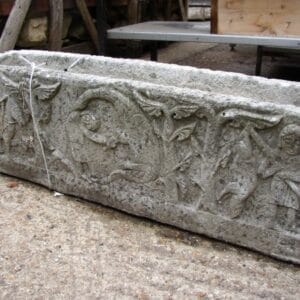 Italian Stone Trough Medieval Style