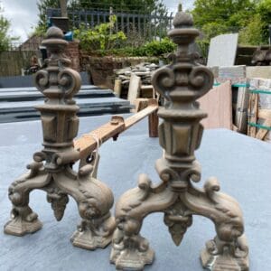 Brass Extended Fire Dogs
