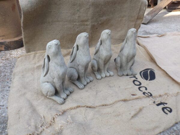 Moon Gazing Hare Statuette