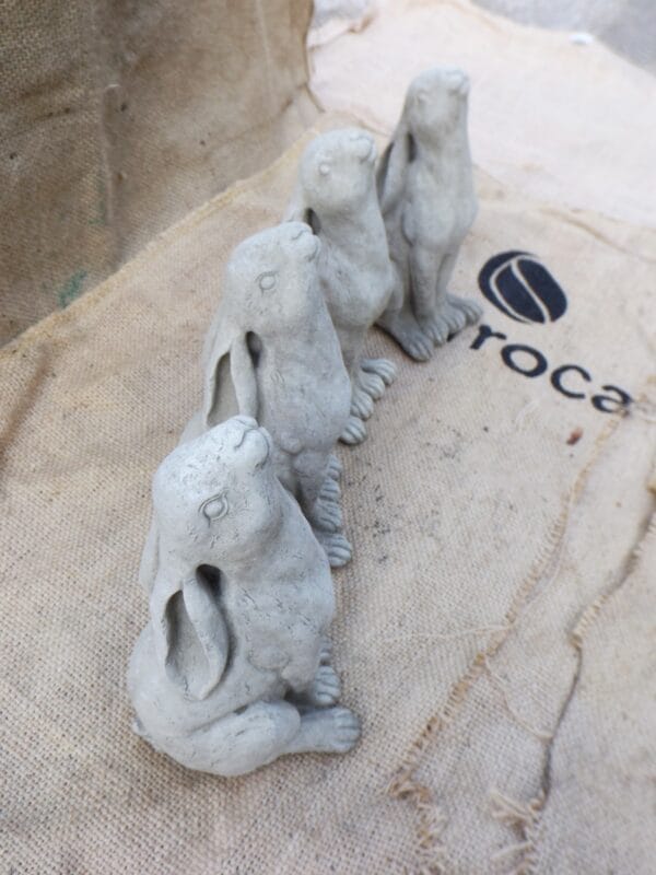 Moon Gazing Hare Statuette