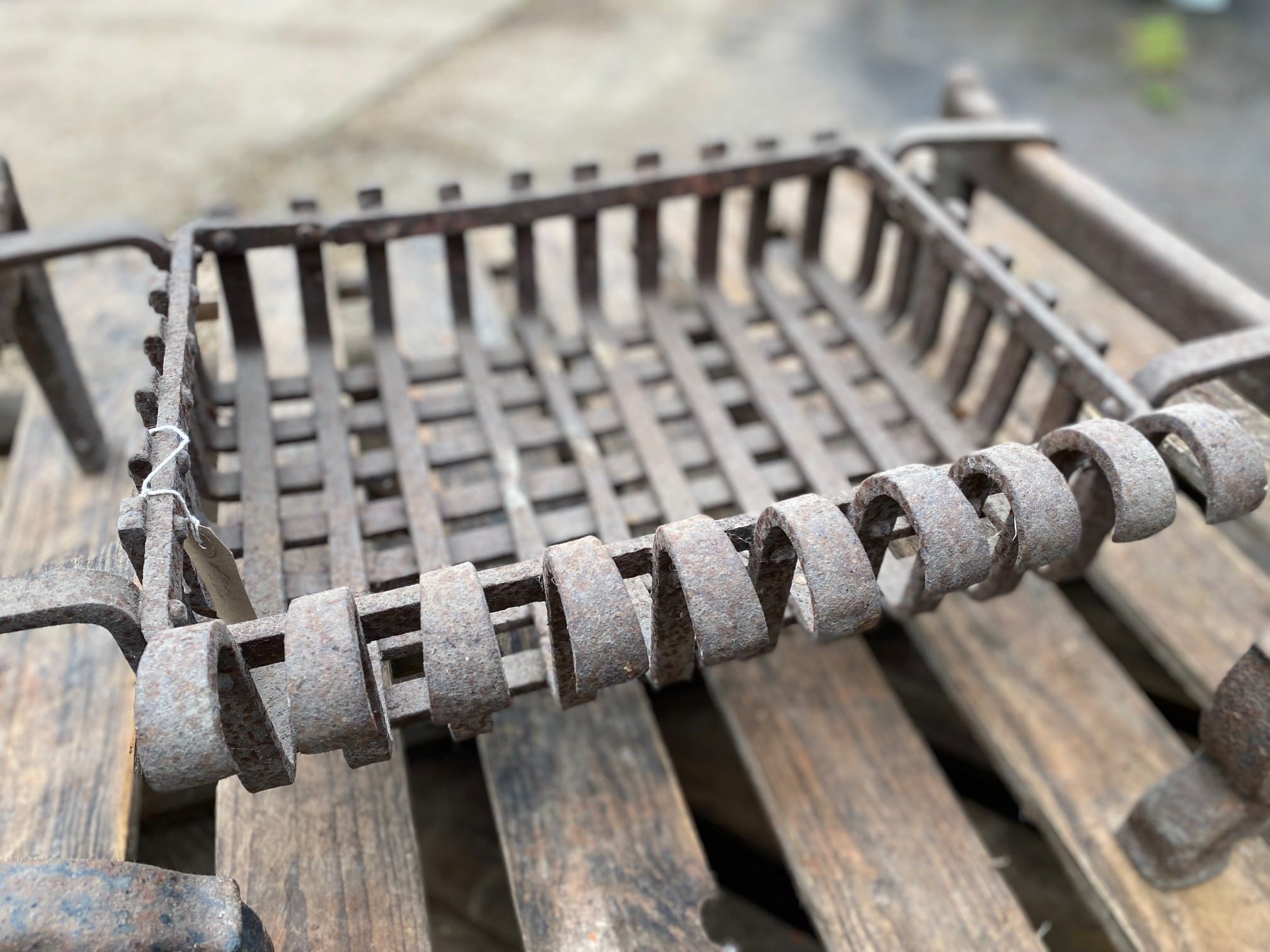 Simple Fire Basket On Tall Dogs - Best Reclamation Fire Baskets, Dogs &Amp; Grates