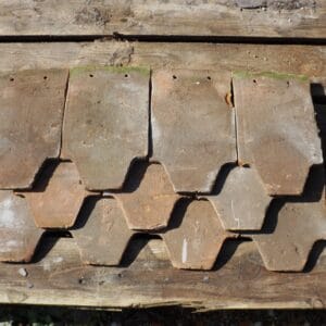 Keymer Half Hexagon Nib Tiles