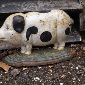 Cast Iron Pig Door Stop