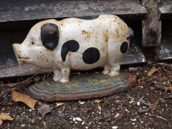 Cast Iron Pig Door Stop
