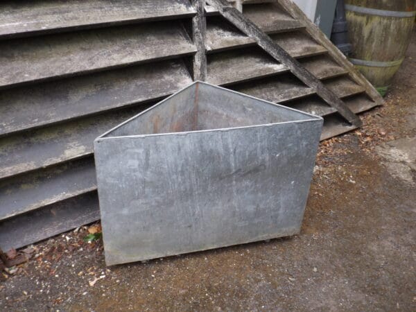 Galvanised Corner Planter