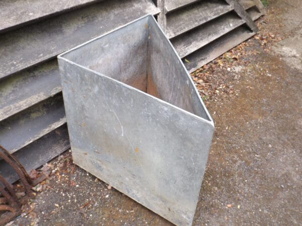 Galvanised Corner Planter