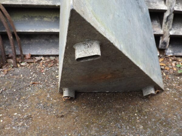 Galvanised Corner Planter