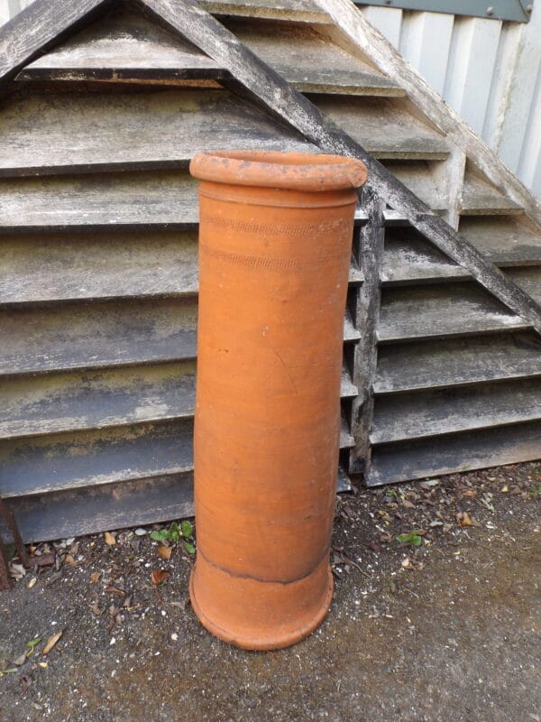 Handmade Rolltop Terracotta Chimney Pot