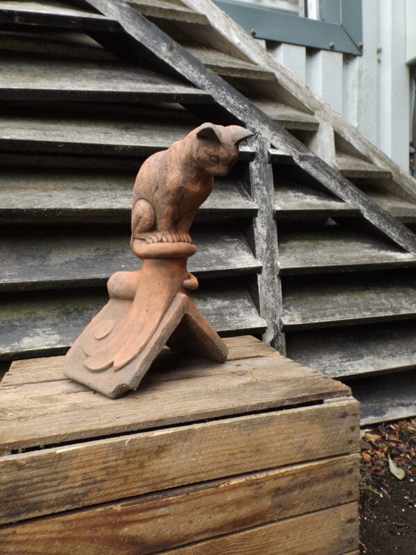 Curious Cat Finial