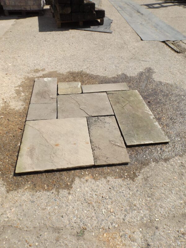 Reclaimed Indian Sandstone Paving