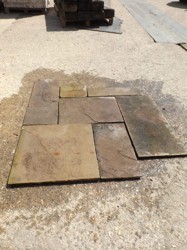 Reclaimed Indian Sandstone Paving