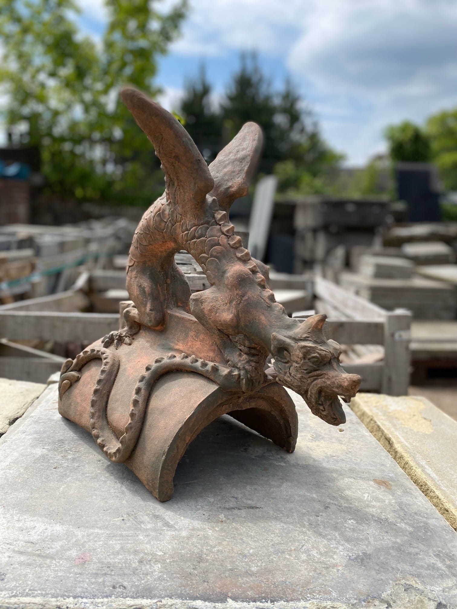 Small Brighton Dragon Finial - Best Reclamation Dragon Finial