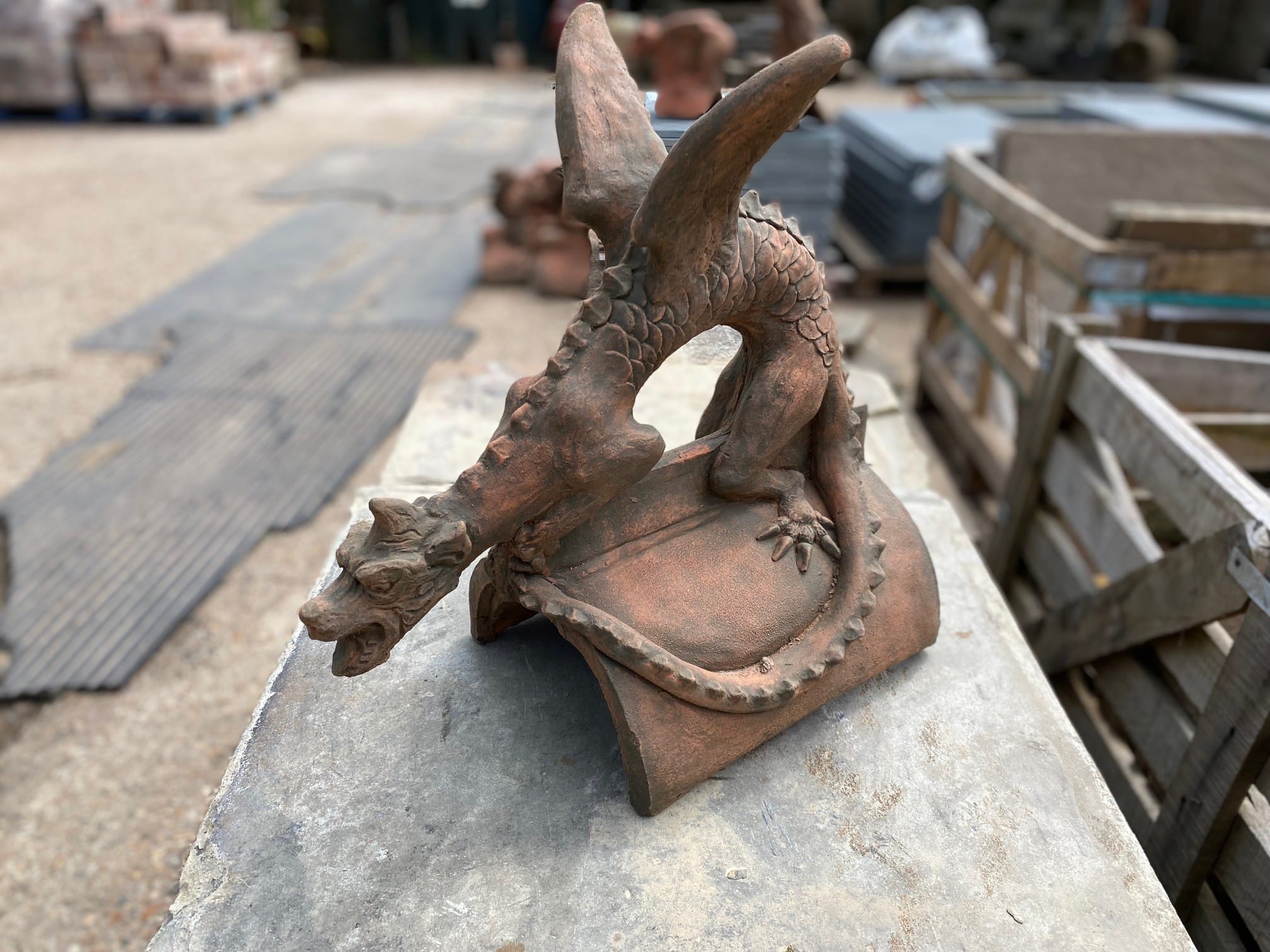 Small Brighton Dragon Finial - Best Reclamation Roof Finials