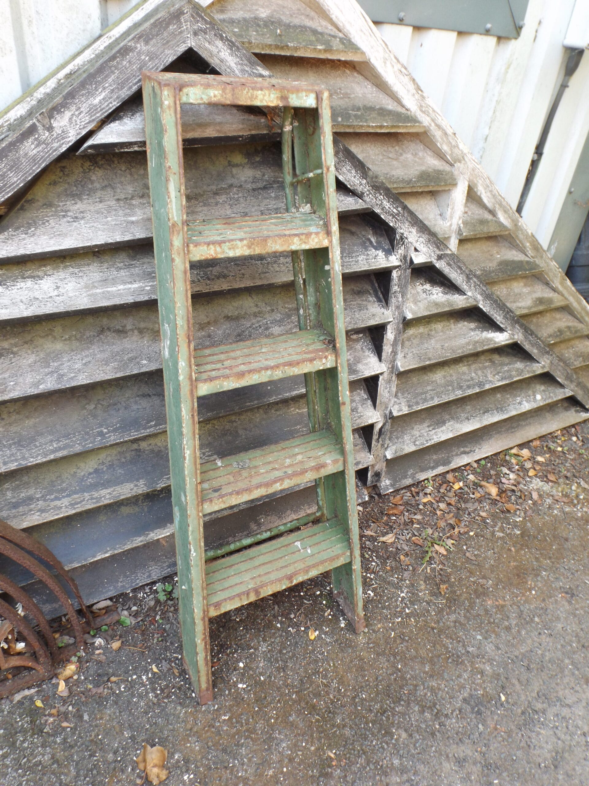 Vintage Metal Step Ladder - Best Reclamation Vintage Metal Step Ladder