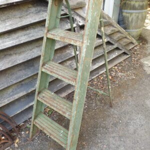 Vintage Metal Step Ladder