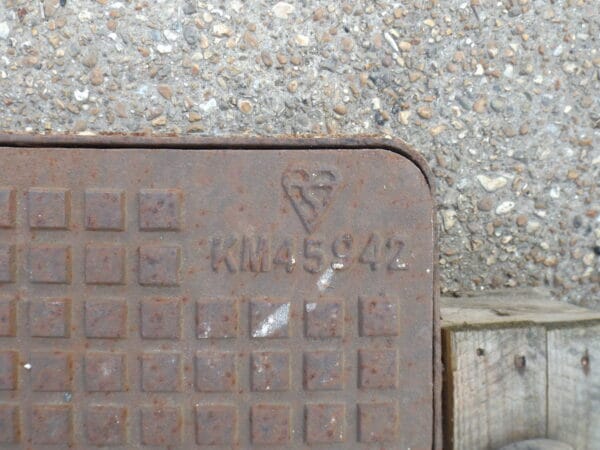Reclaimed Cast Iron Manhole Cover