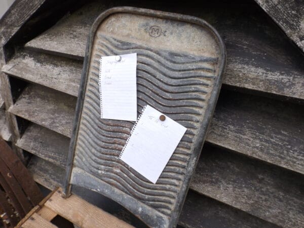 Vintage Galvanised Washboard