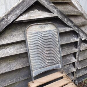 Vintage Galvanised Washboard