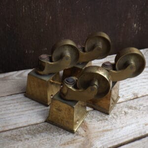 Antique Brass Furniture Castors