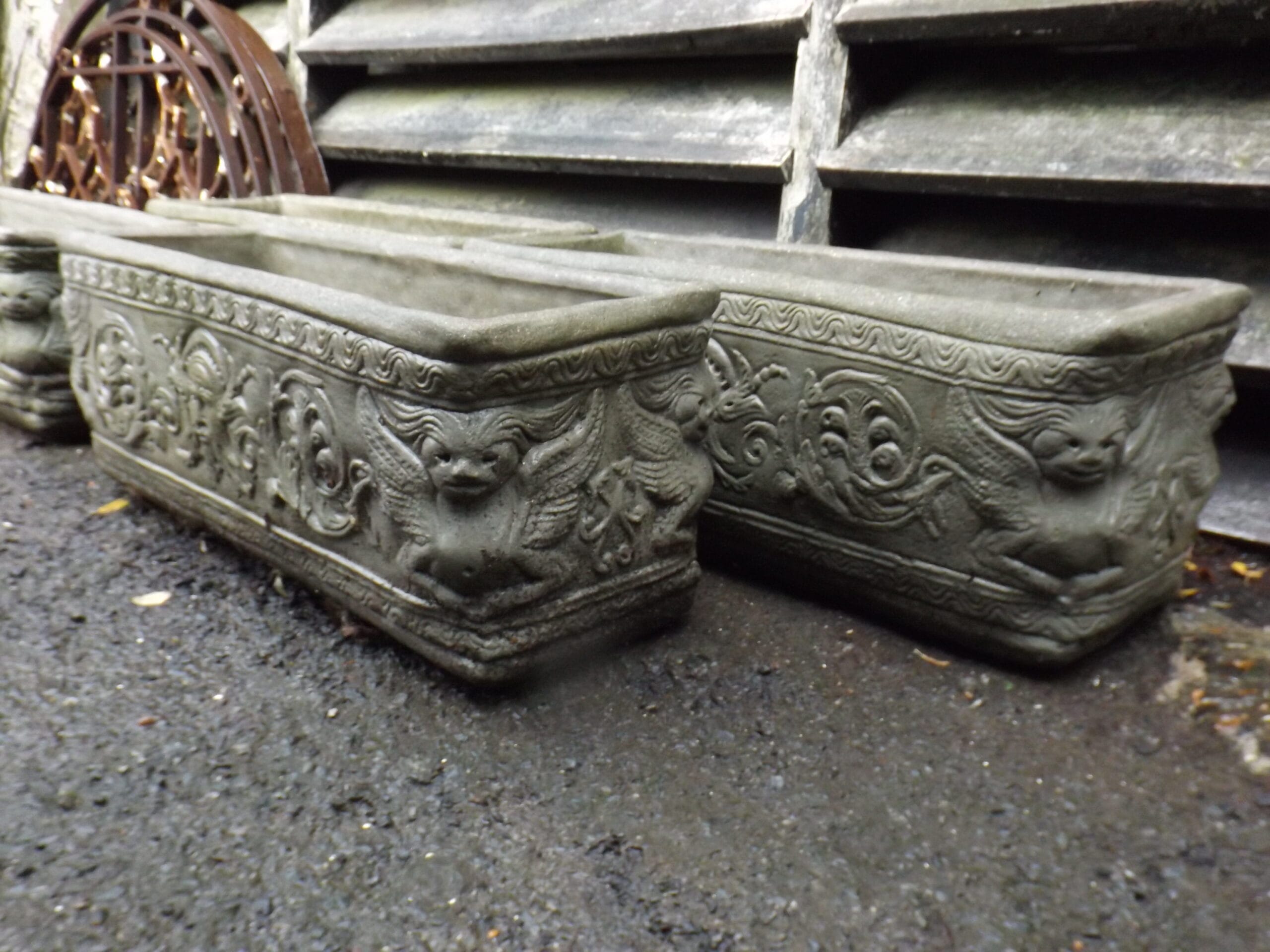 Mayan Inspired Planters - Best Reclamation Vintage Planters