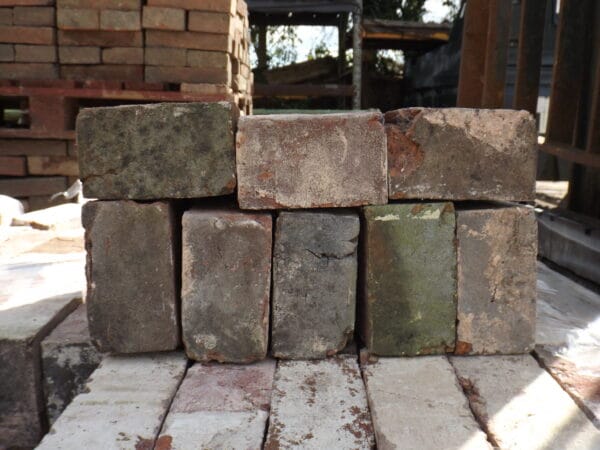 Reclaimed Blue Header Bricks
