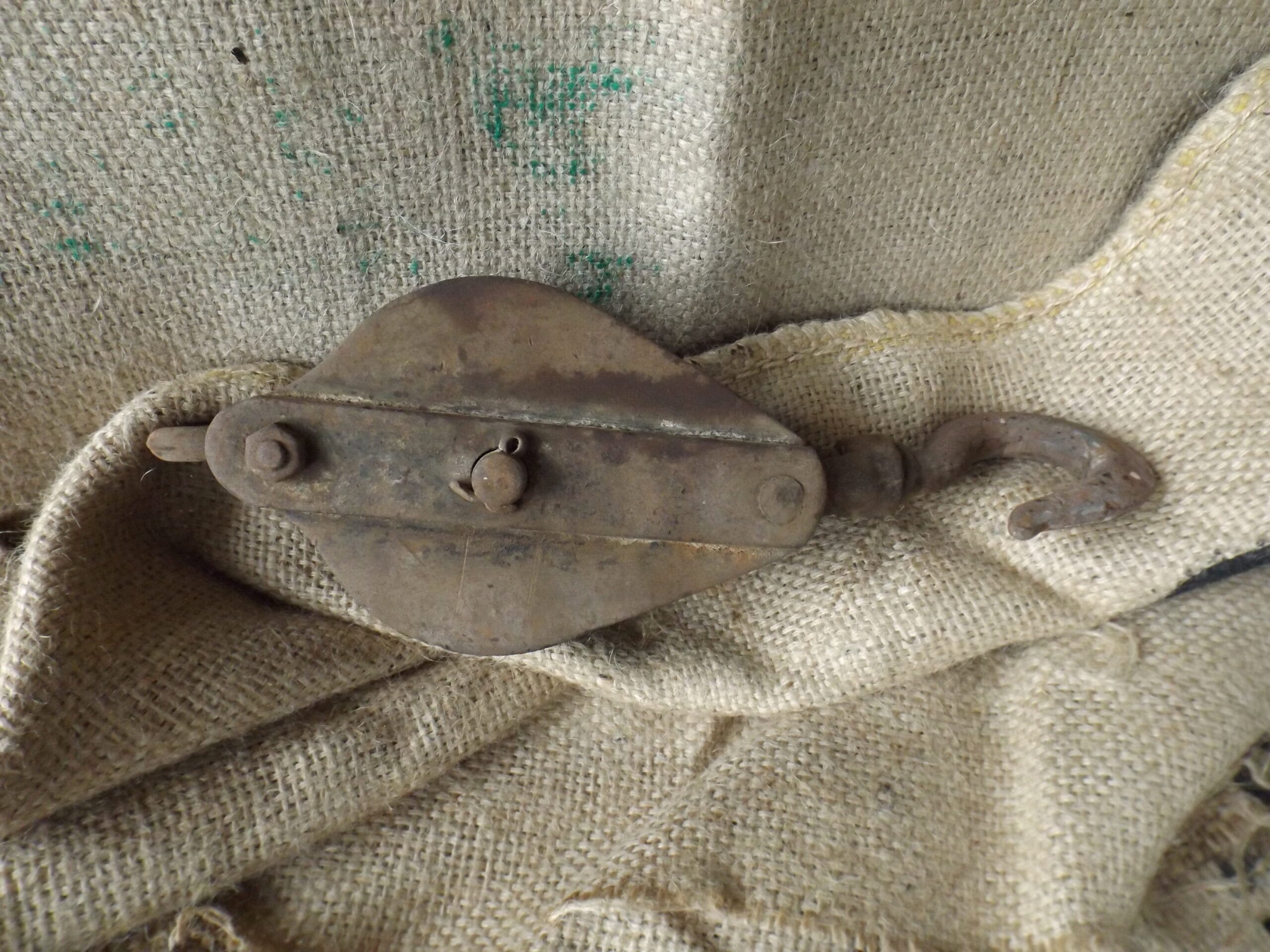 Vintage Double Pulley Hoist - Best Reclamation Vintage Double Pulley Hoist