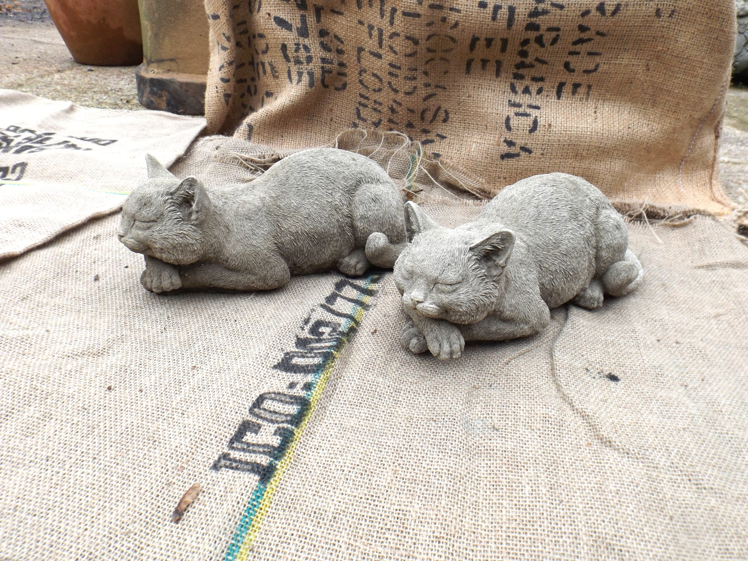 Resting Cat Statuette - Best Reclamation Resting Cat Statuette