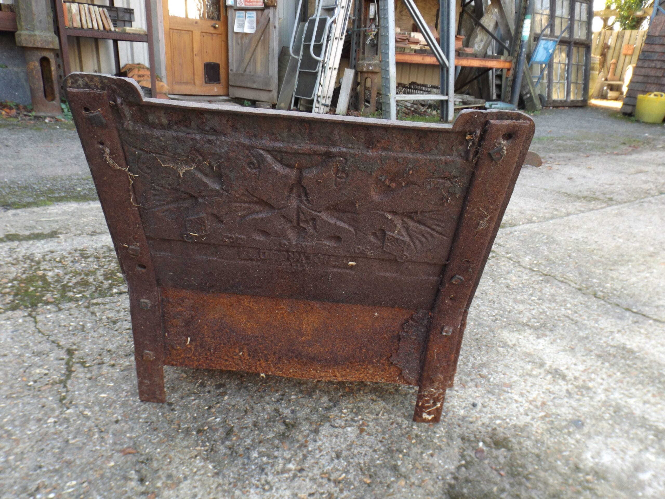 Unusual Fire Basket - Best Reclamation Handcrafted Fire Basket