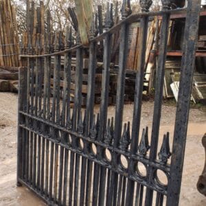 Reclaimed Metal Arched Driveway Gates