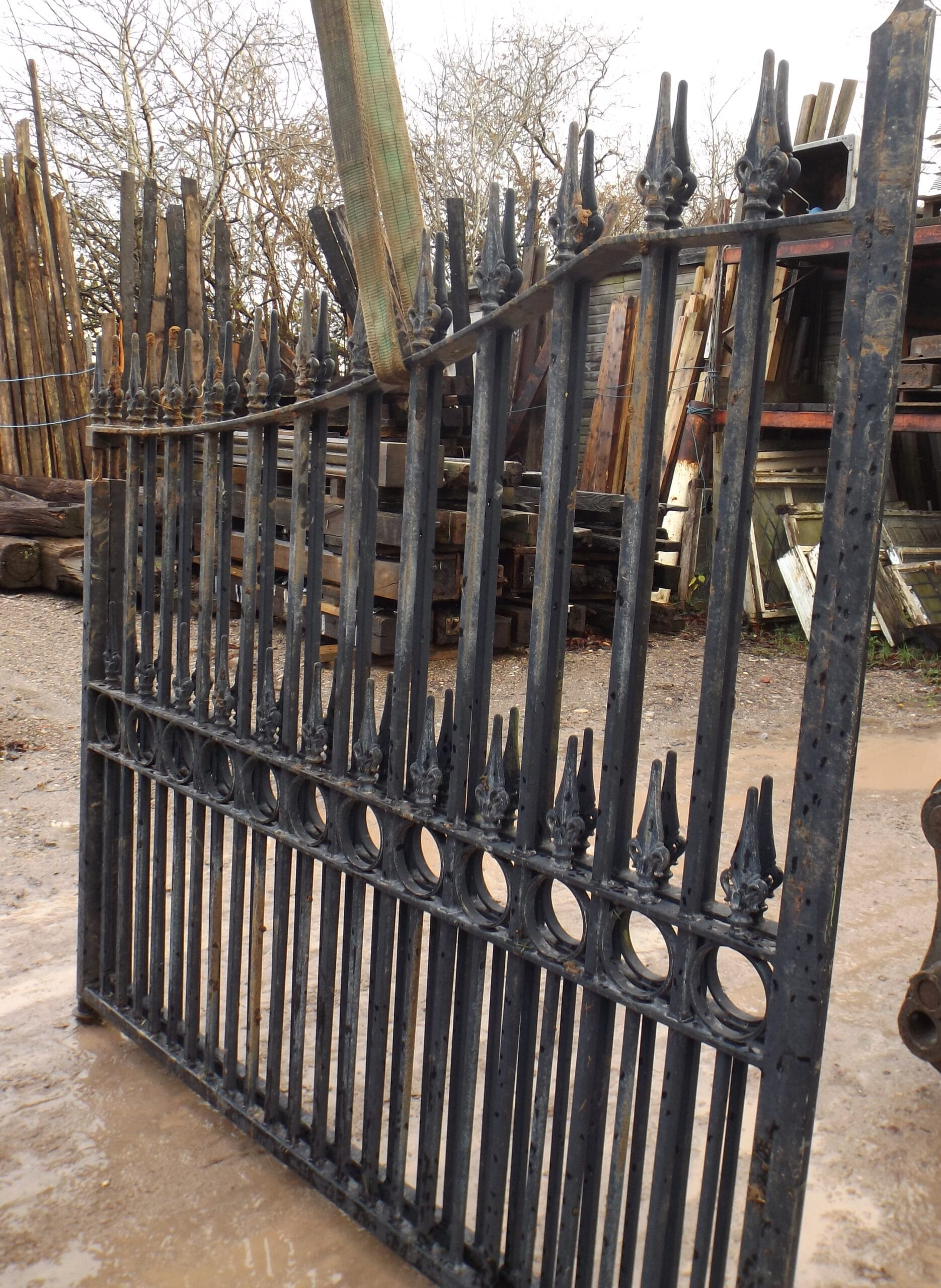 Reclaimed Metal Arched Driveway Gates - Best Reclamation Reclaimed Metal Arched Driveway Gates