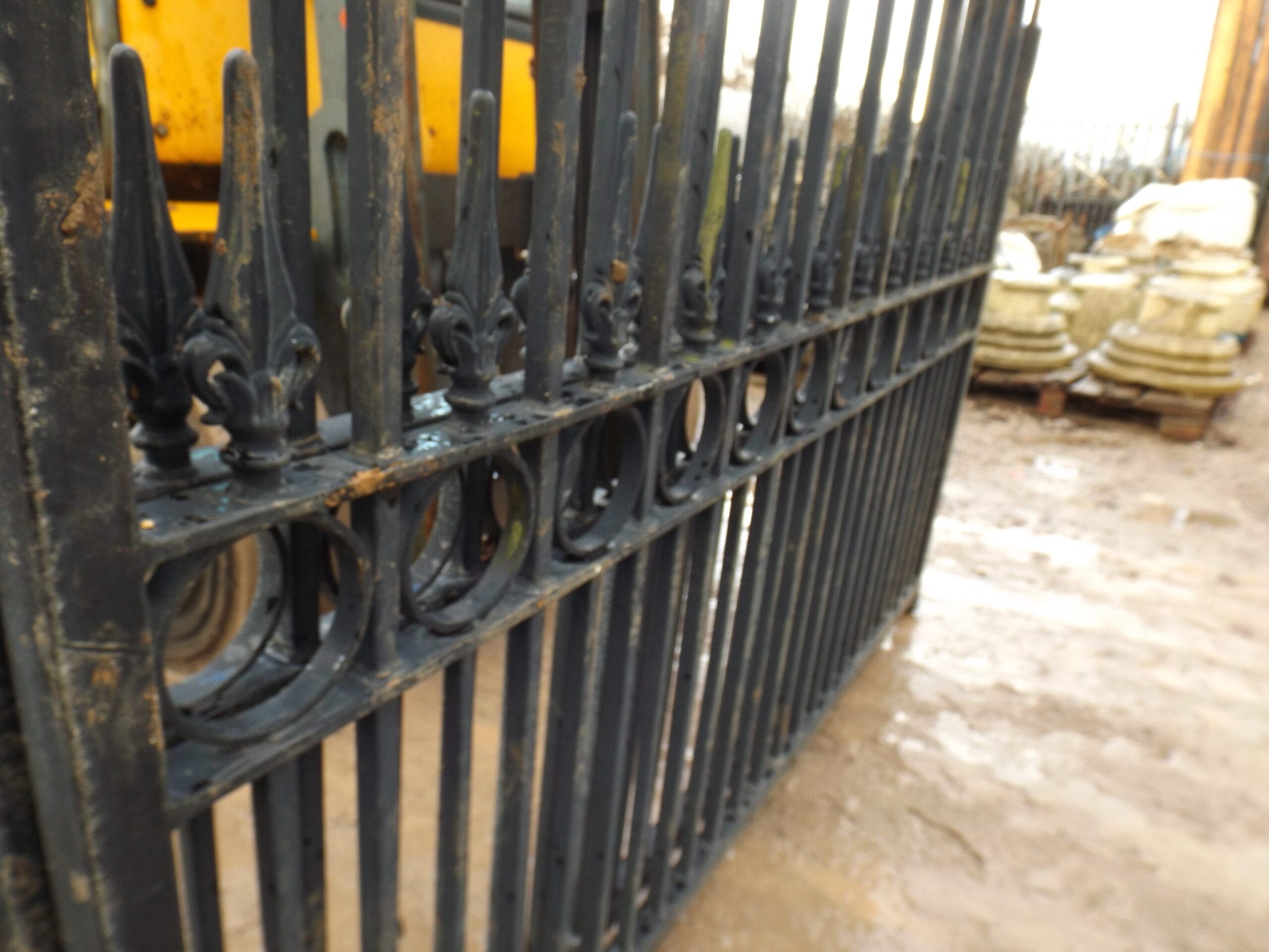 Reclaimed Metal Arched Driveway Gates - Best Reclamation Driveway Gates