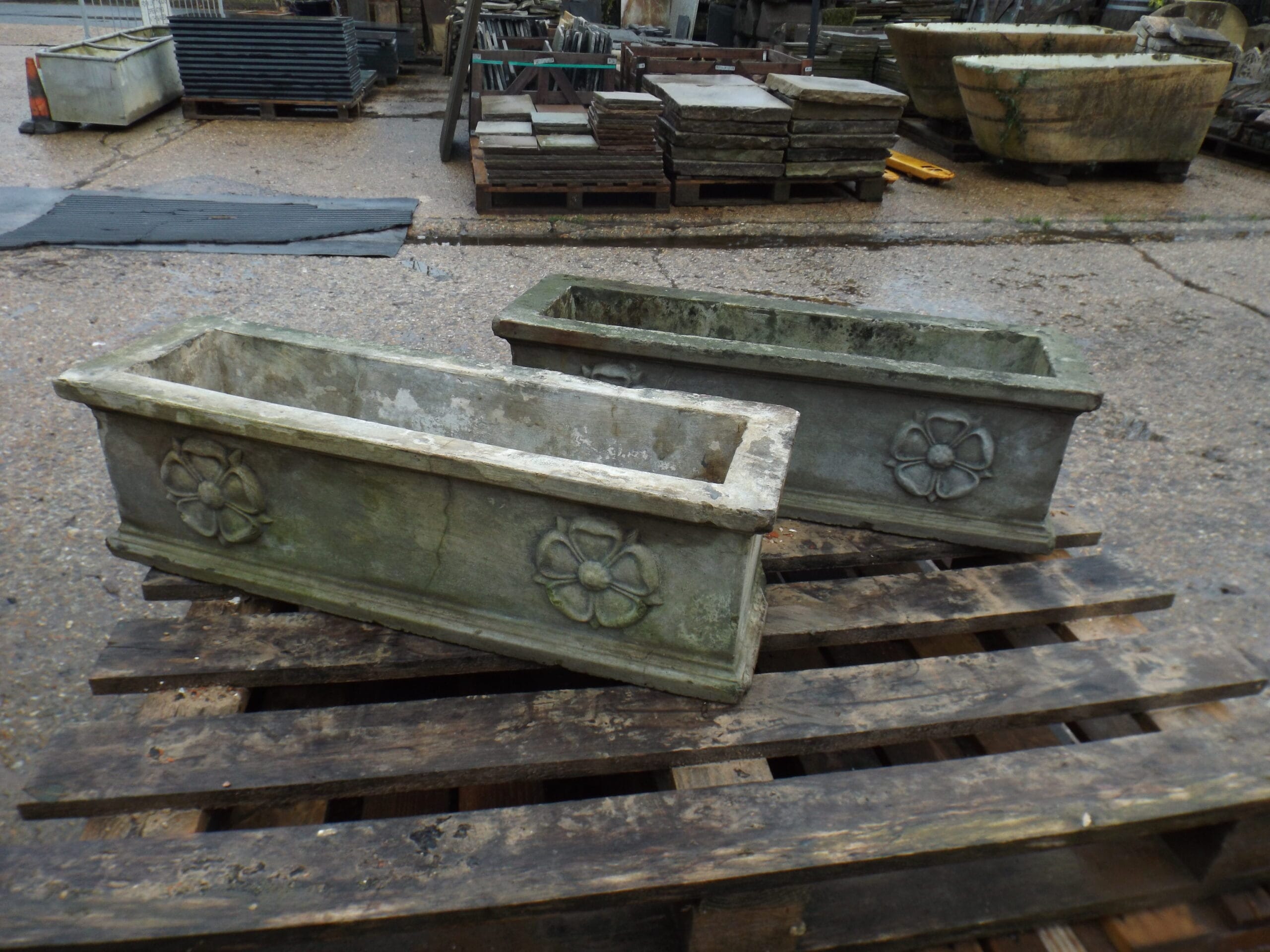 Tudor Rose Planters - Best Reclamation Tudor Rose Planters