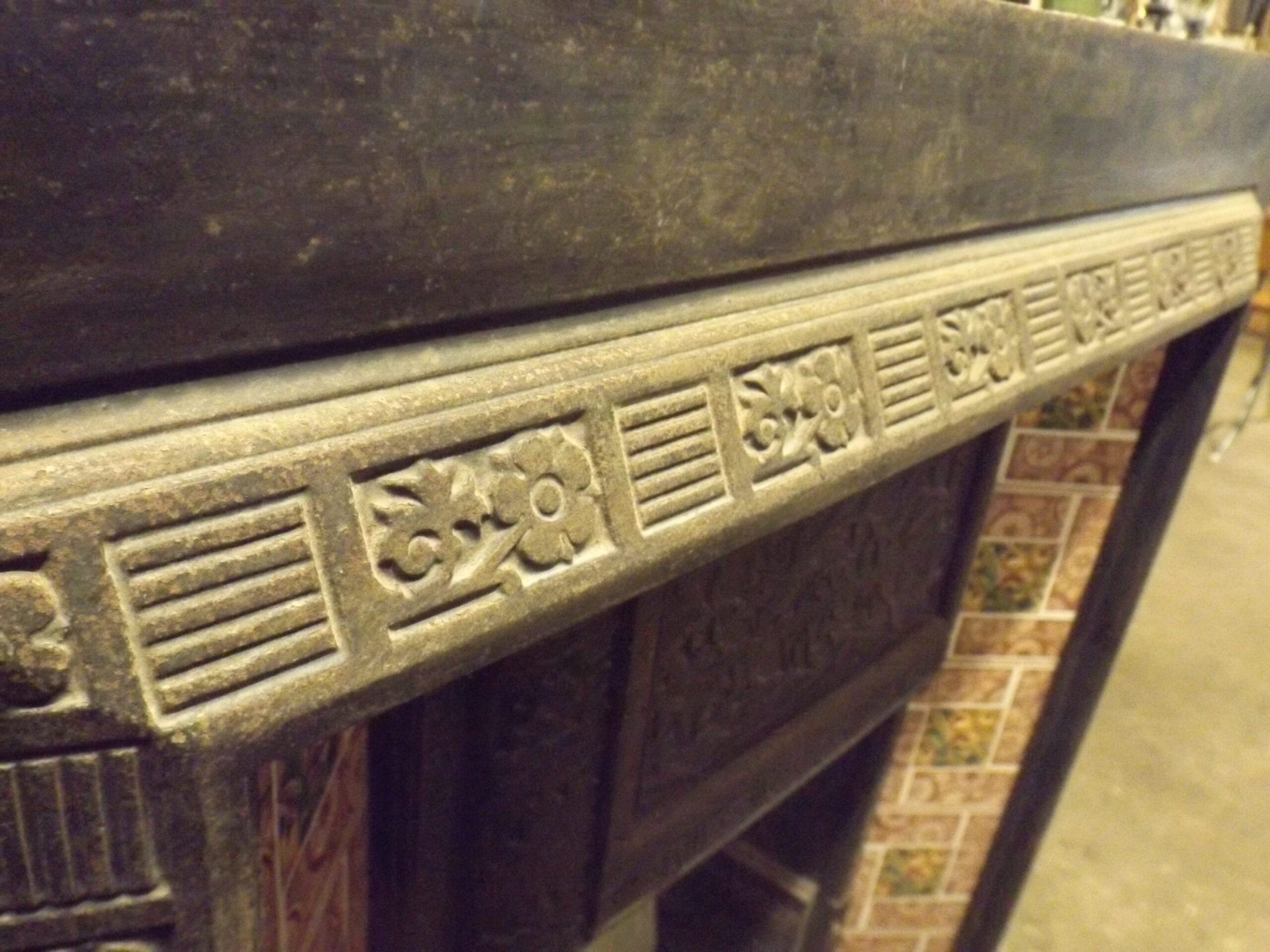 Victorian Tiled Fire Insert - Best Reclamation Reclaimed Fireplace