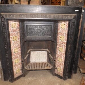 Victorian Tiled Fire Insert
