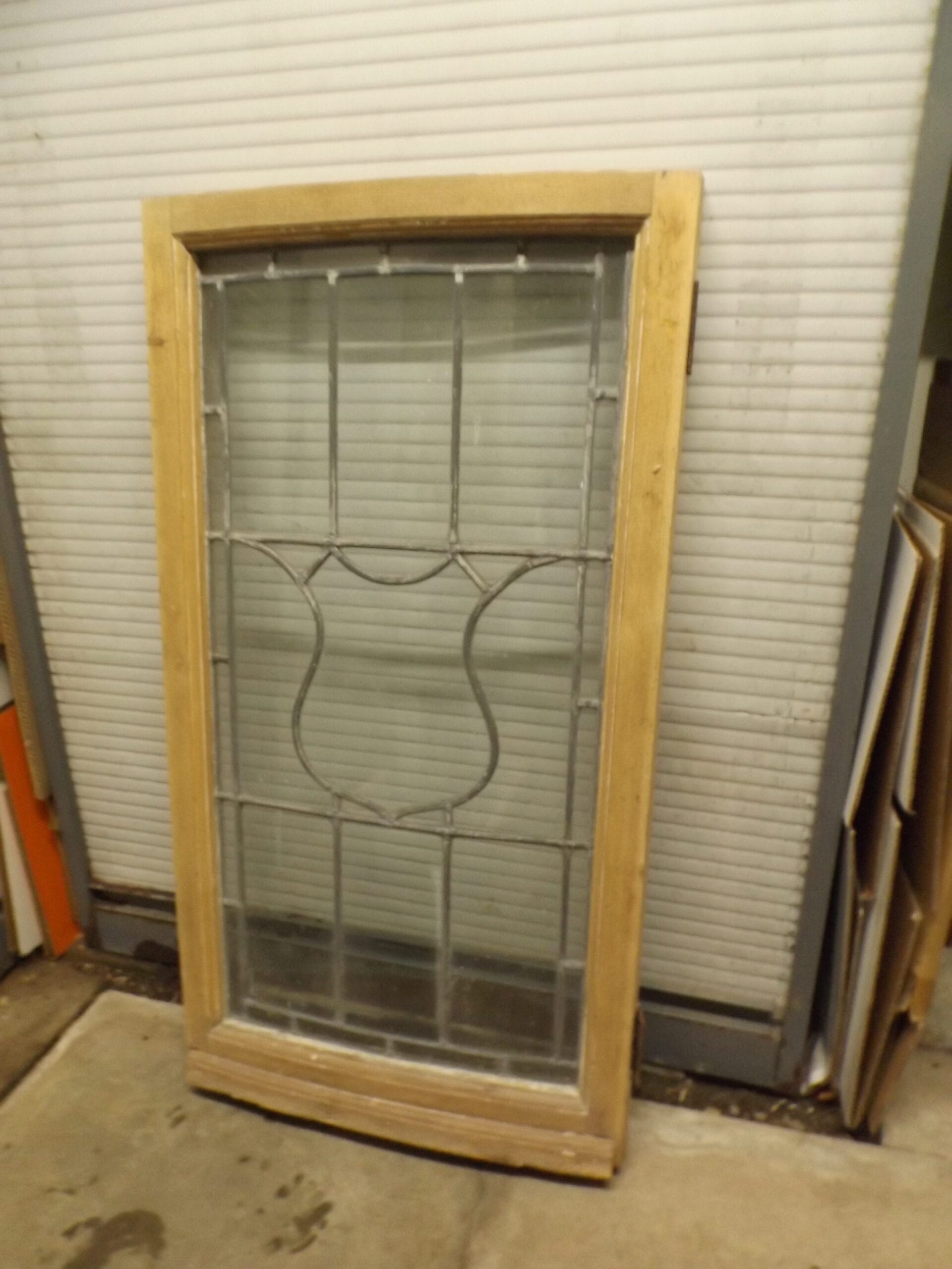 Antique Stripped Pine Leaded Windows - Best Reclamation Antique Windows