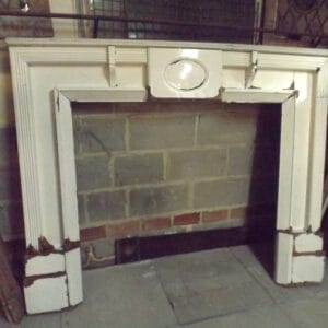 Edwardian Oak Chimney Piece