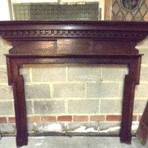 Victorian Oak Chimney Piece
