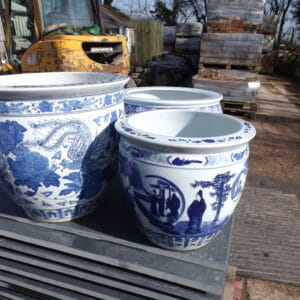 Blue & White Chinese Jardiniere