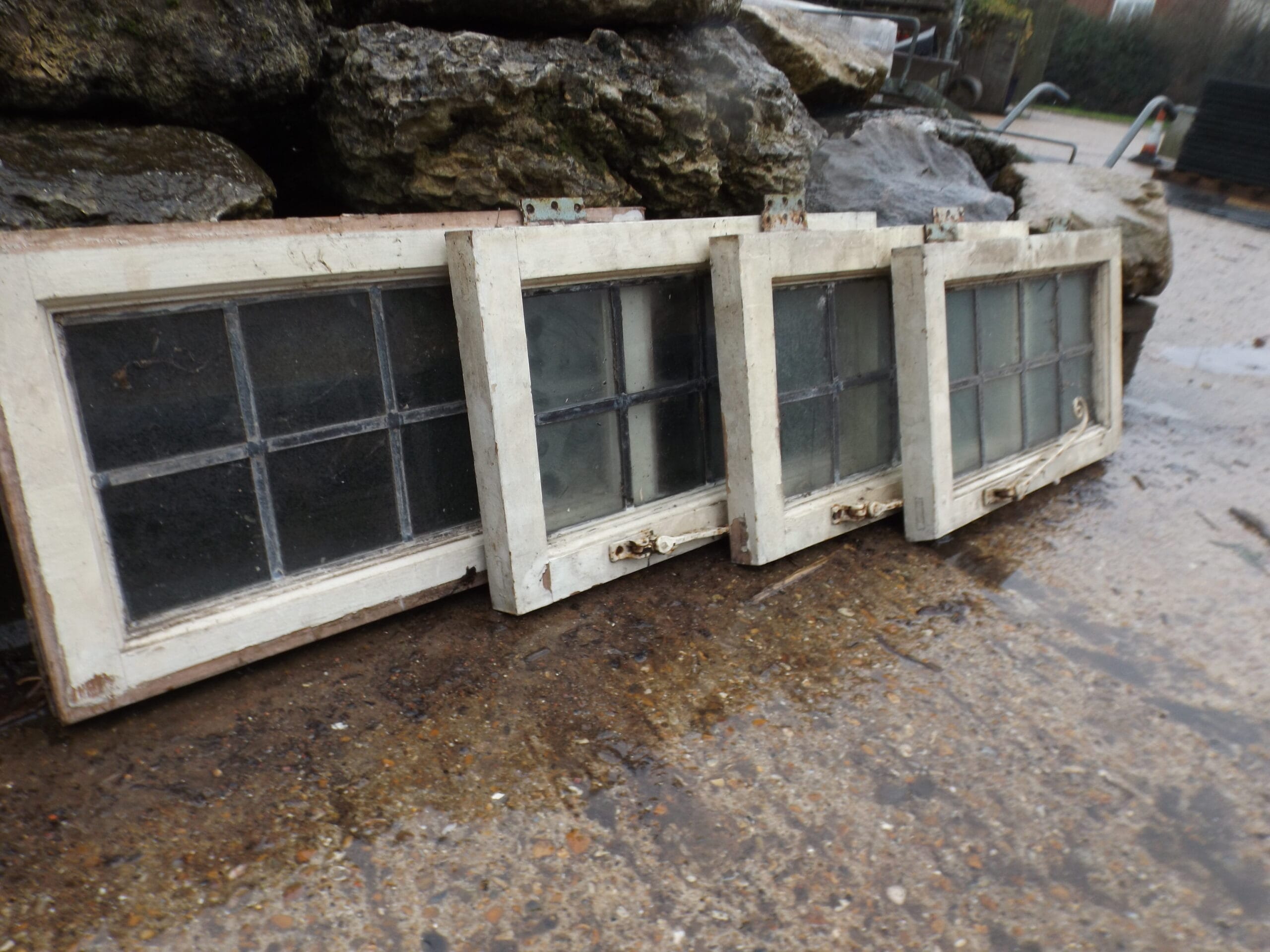 Small Leaded Toplights - Best Reclamation Toplight Windows