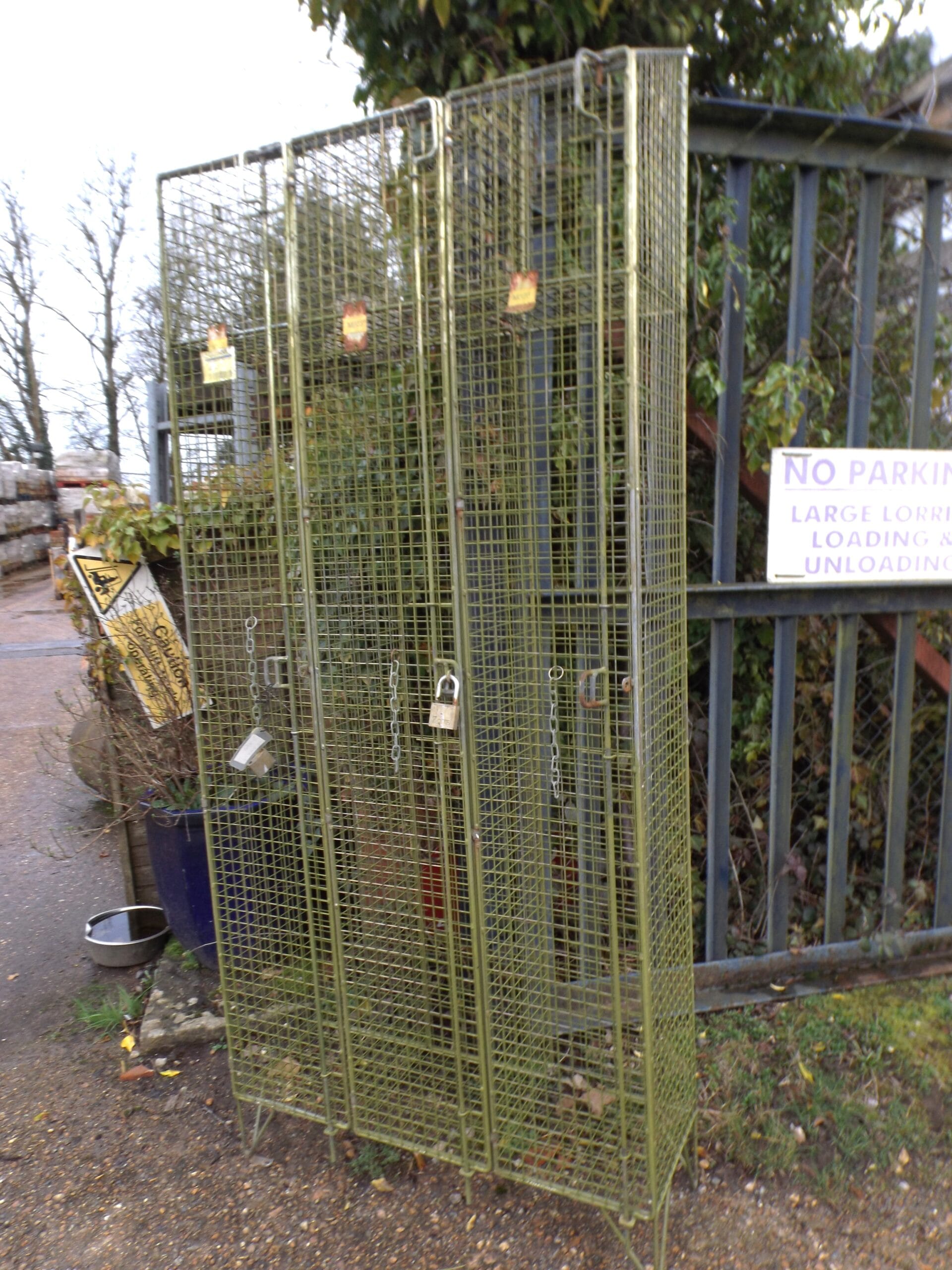Vintage Wire Lockers - Best Reclamation Interior Decor