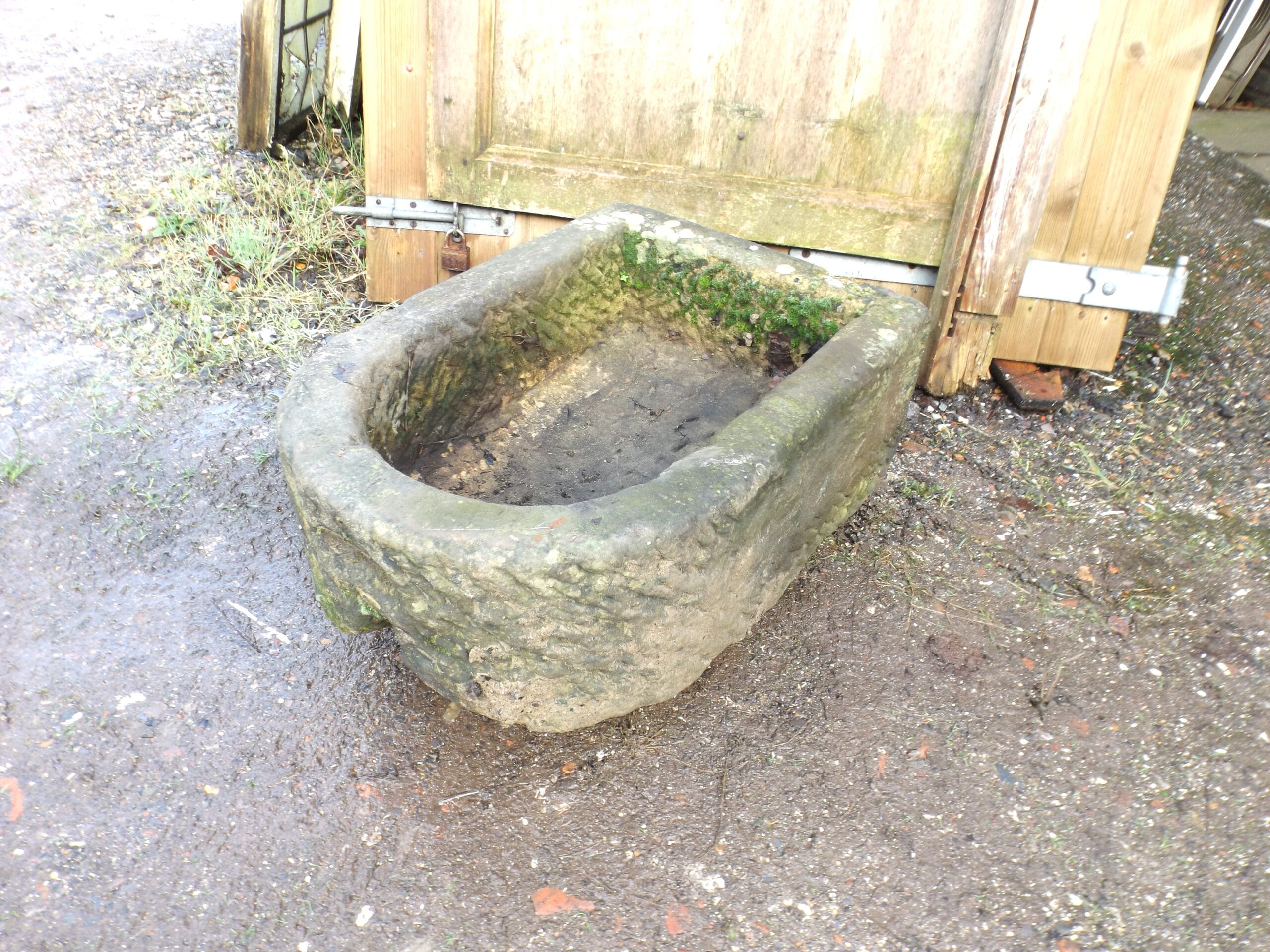 Weathered York Stone Trough - Best Reclamation Weathered York Stone Trough