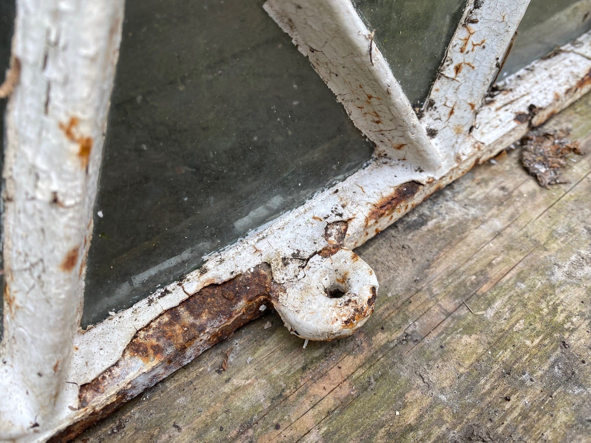 Antique Cast Iron Diamond Lattice Window - Best Reclamation Reclaimed Windows