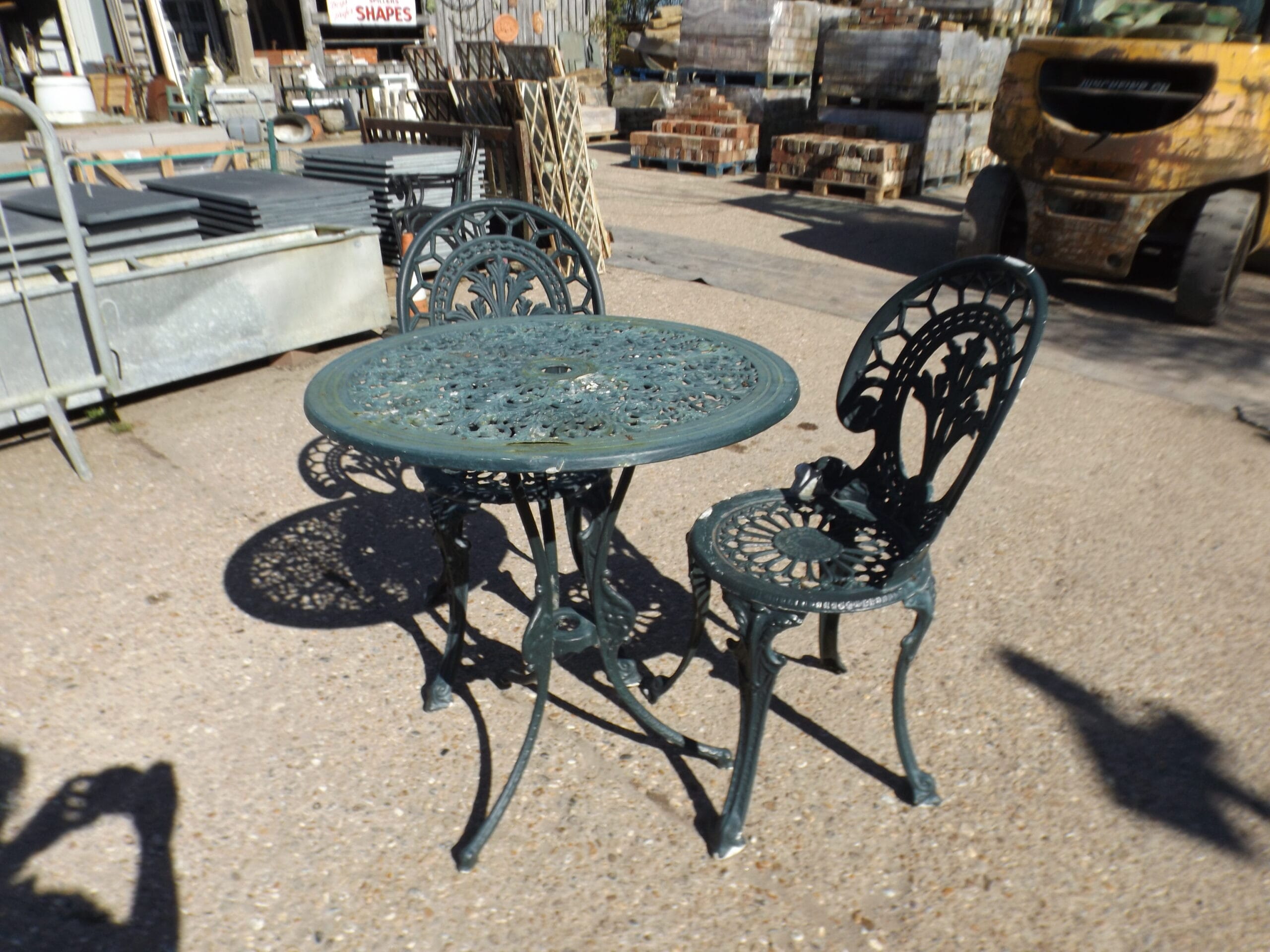 Vintage Garden Table And Two Chairs - Best Reclamation Garden Table And Two Chairs