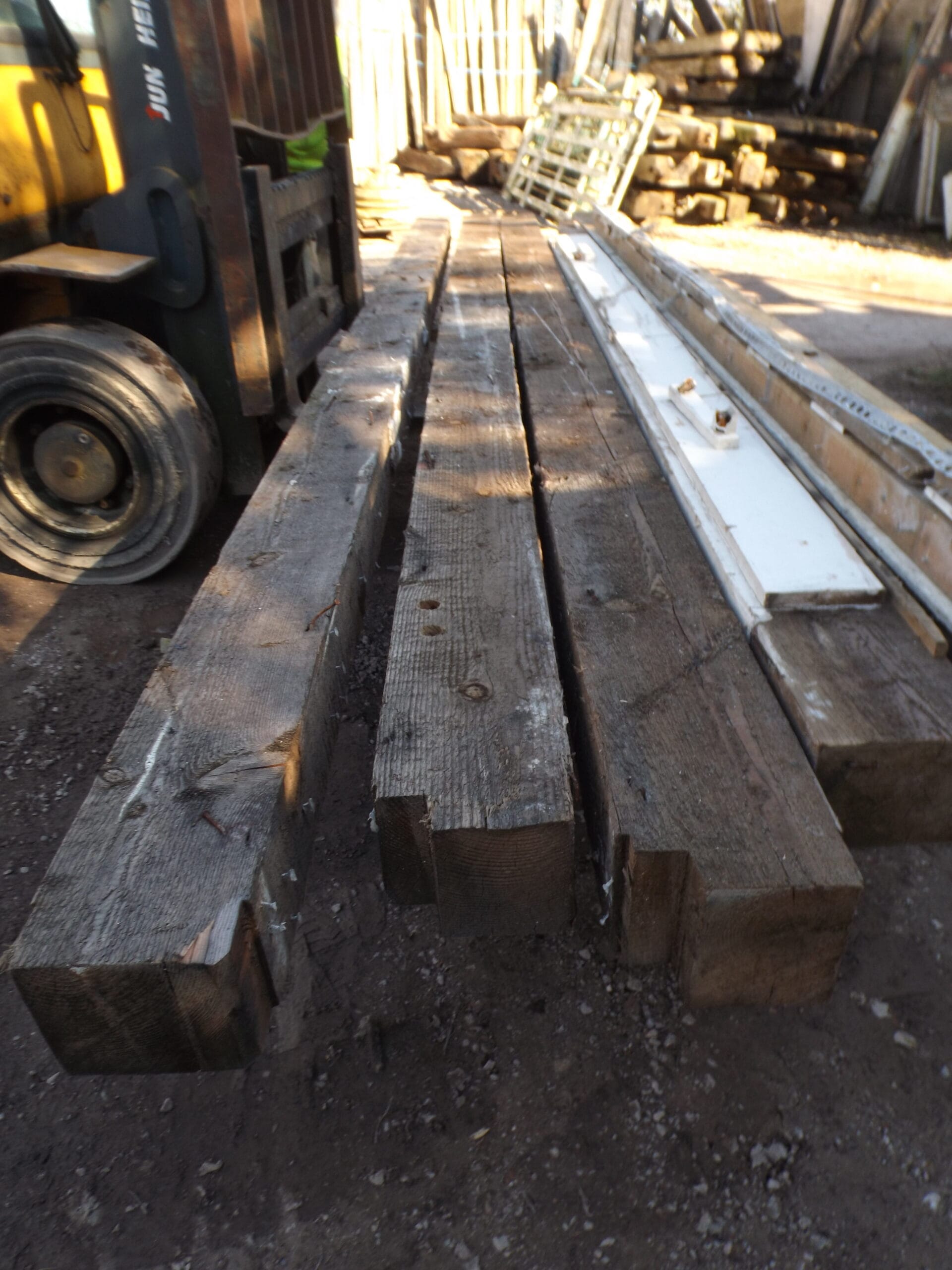 Reclaimed Pitch Pine Beams - Best Reclamation Reclaimed Pitch Pine Beams