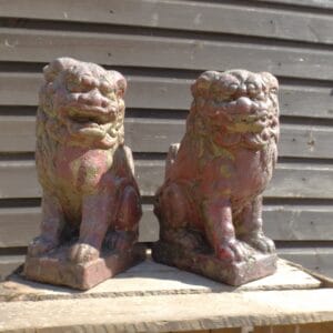 Vintage Chinese Foo Dog Statues