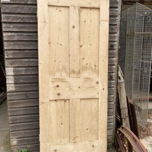 Stripped Pine 4 Panel Cupboard Door