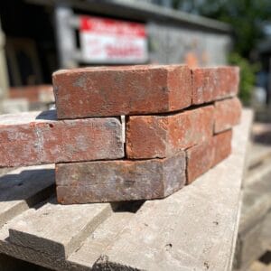 Victorian Handmade Red Squint Bricks