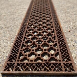 Ornate Cast Iron Floor Grilles