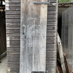 Narrow Rustic Oak Plank Door